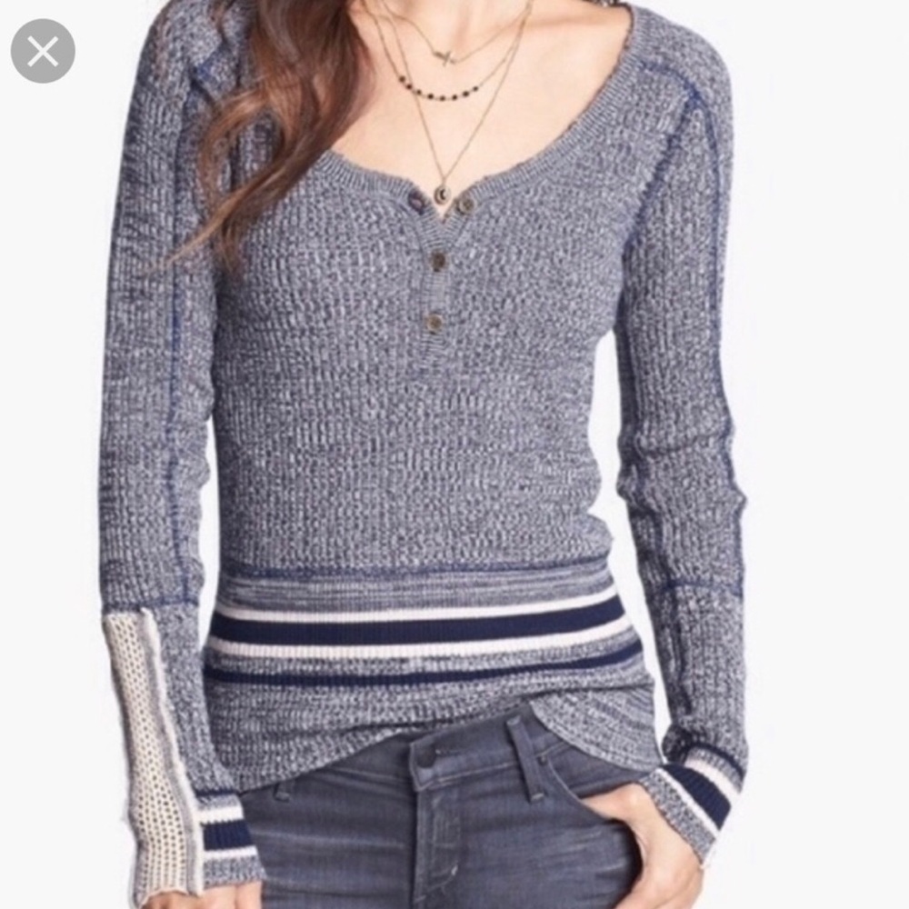 Free people knit henley